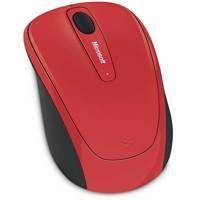 Microsoft Wireless Mobile Mouse 3500 Red ماوس بی‌سیم مایکروسافت مدل وایرلس موبایل 3500 رنگ قرمز
