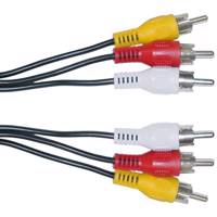 D-net 3xRCA To 3xRCA Plugs Cable 1.5m کابل 3xRCA به 3xRCA دی نت طول 1.5 متر