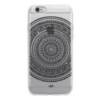 Black Mandala Case Cover For iPhone 6/6s کاور ژله ای وینا مدل Black Mandala مناسب برای گوشی موبایل آیفون 6/6s