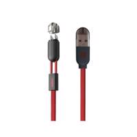 Remax Super cable Rc-025t Flat USB To microUSB And Lightning Cable 1m - کابل تبدیل USB به microUSB و لایتنینگ ریمکس مدل Super cable Rc-025t Flat به طول 1 متر