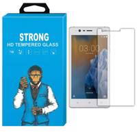 Strong Tempered Glass Screen Protector For Nokia 3 محافظ صفحه نمایش شیشه ای تمپرد مانکی مدل Strong مناسب برای گوشی نوکیا 3