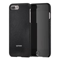 Mozo Black Leather Cover For Apple iPhone 8 Plus کاور موزو مدل Black Leather مناسب برای گوشی موبایل آیفون 8 پلاس