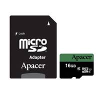 Apacer Color UHS-I U1 Class 10 45MBps microSDHC With Adapter - 16GB - کارت حافظه microSDHC اپیسر مدل Color کلاس 10 استاندارد UHS-I U1 سرعت 45MBps به همراه آداپتور SD ظرفیت 16 گیگابایت