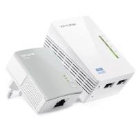 TP-LINK TL-WPA4220KIT 300Mbps AV500 WiFi Powerline Extender Starter Kit کیت آداپتور پاورلاین و گسترش دهنده بی‌سیم تی پی-لینک مدل TL-WPA4220KIT