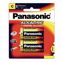 Panasonic Alkalin C Battery Pack Of 2 باتری سایز متوسط پاناسونیک مدل Alkaline بسته 2 عددی