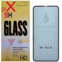 Glass IPhone x Full Cover محافظ صفحه شیشه ای مدل تمام چسب مناسب برای گوشی موبایل آیفون ایکس 10