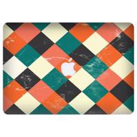 Wensoni Vintage Square Pattern Sticker For 15 Inch MacBook Pro برچسب تزئینی ونسونی مدل Vintage Square Pattern مناسب برای مک بوک پرو 15 اینچی