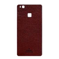 MAHOOT Natural Leather Sticker for Huawei P9 Lite برچسب تزئینی ماهوت مدلNatural Leather مناسب برای گوشی Huawei P9 Lite