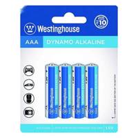 Westinghouse Dynamo Alkaline AAA Battery Pack of Four - باتری نیم‌قلمی وستینگ هاوس مدل Dynamo Alkaline بسته‌ی 4 عددی