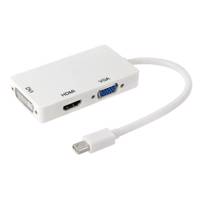 مبدل Mini DisplayPort به HDMI، DVI و VGA مدل All in one