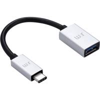 Just Mobile AluCable USB-C 3.0 To USB Adapter کابل تبدیل USB-C 3.0 به USB جاست موبایل مدل AluCable