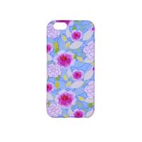 Pink Flower Colourful Jelly Cover For Iphone 6s کاور ژله ای چند رنگ مدل گل صورتی مناسب برای گوشی Iphone 6s