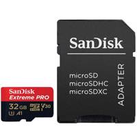 Sandisk Extreme Pro V30 UHS-I U3 Class 10 100MBps 667X microSDHC Card 32GB - کارت حافظه microSDHC سن دیسک مدل Extreme Pro V30 کلاس 10 استاندارد UHS-I U3 سرعت 100MBps 667X ظرفیت 32 گیگابایت
