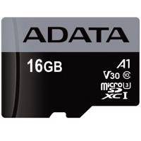 ADATA Premier Pro V30 A1 UHS-I U3 Class 10 100MBps microSDHC 16GB کارت حافظه‌ microSDHC ای دیتا مدل Premier Pro V30 A1 کلاس 10 استاندارد UHS-I U3 سرعت 100MBps ظرفیت 16 گیگابایت