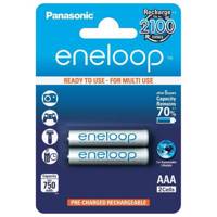 Panasonic Eneloop AAA Battery Pack of 2 - باتری نیم قلمی پاناسونیک مدل Eneloop بسته 2 عددی