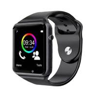 Derta 2018 Smartwatch ساعت هوشمند درتا دور نقره ای بند مشکی مدل 2018