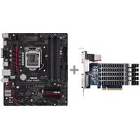 ASUS B85M-GAMER Motherboard with ASUS 710-2-SL Graphics Card مادربرد ایسوس مدل B85M-GAMER به همراه کارت گرافیک ایسوس مدل 710-2-SL