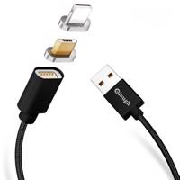 کابل تبدیل USB به لایتینینگ و Micro USB ایلاف مدل E04 به طول 1 متر