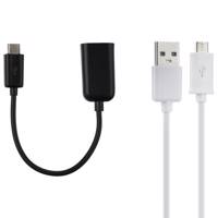 Beyond BU-4242 USB To microUSB Cable 1m With OTG Adapter کابل تبدیل USB به microUSB بیاند مدل BU-4242 طول 1 متر به همراه مبدل OTG