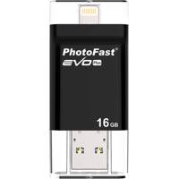 Photofast i-FlashDrive Evo Plus OTG Flash Memory - 16GB - فلش مموری OTG فوتوفست مدل i-FlashDrive Evo Plus ظرفیت 16 گیگابایت