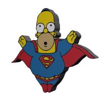 استیکر بانیبو مدل Simpson Superman