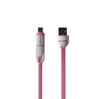 Kin uale WP USB To Lightning And microUSB Cable 1.3m کابل تبدیل USB به لایتنینگ و microUSB کین یال مدل WP به طول 1.3 متر
