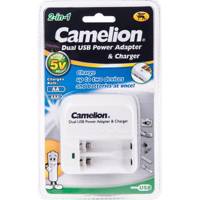 Camelion BC-1005A Dual USB Power Adaptor and Charger شارژر باتری کملیون مدل BC-1005A