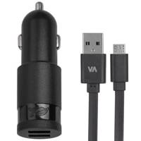 Riva Case Rivapower 4222 Car Charger With microUSB Cable - شارژر فندکی ریوا کیس مدل Rivapower 4222 همراه با کابل microUSB