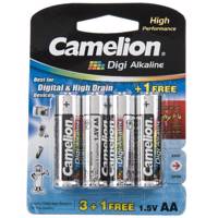Camelion Digi Alkaline AA Batteryack of 4 باتری قلمی کملیون مدل Digi Alkaline بسته 4 عددی