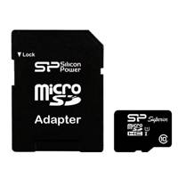Silicon Power Superior microSDXC 64GB UHS-I Class 10 with adapter - کارت حافظه سیلیکون پاور Superior microSDXC 64GB UHS-I Class 10