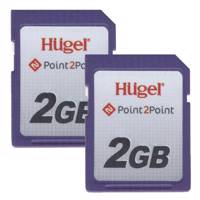 Hugel Point 2 Point 2 G UHS-I U3 Class 10 100MBps SD Card 2GB Set Pack of 2 - کارت حافظه SD هوگل مدل Point 2 Point 2 G کلاس 10 استاندارد UHS-I U3 سرعت 100MBps ظرفیت 2 گیگابایت بسته 2 عددی