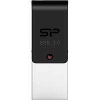 Silicon Power X31 USB3.0 OTG Flash Memory - 8GB فلش مموری USB3.0 OTG سیلیکون پاور مدل X31 ظرفیت 8 گیگابایت