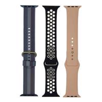 Someg Silicone band forApple watch 42 mm بند سومگ مدل سیلیکون N 120 مناسب برای اپل واچ 42 میلی متری بسته 3 عددی
