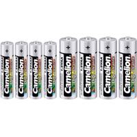 Camelion Digi Alkaline AA and AAA Battery Pack Of 8 - باتری قلمی و نیم قلمی کملیون مدل Digi Alkaline بسته 8 عددی
