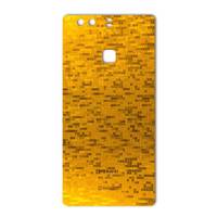 MAHOOT Gold-pixel Special Sticker for Huawei P9 Plus برچسب تزئینی ماهوت مدل Gold-pixel Special مناسب برای گوشی Huawei P9 Plus