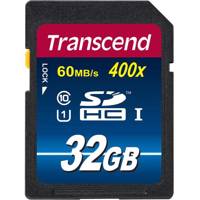 Transcend Premium UHS-I U1 Class 10 60MBps 400X SDHC - 32GB - کارت حافظه‌ SDHC ترنسند مدل Premium کلاس 10 استاندارد UHS-I U1 سرعت 60MBps 400X ظرفیت 32 گیگابایت