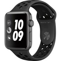Apple Watch Series 3 Nike Plus 42mm Space Gray Aluminum Case with Anthracite/Black Nike Sport Band - ساعت هوشمند اپل واچ سری 3 مدل Nike Plus 42mm Space Gray Aluminum Case with Anthracite/Black Nike Sport Band