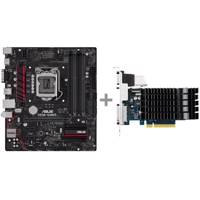 ASUS B85M-GAMER Motherboard with ASUS GT730-SL-2GD3-BRK Graphics Card مادربرد ایسوس مدل B85M-GAMER به همراه کارت گرافیک ایسوس مدل GT730-SL-2GD3-BRK