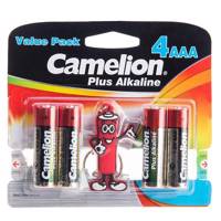 Camelion Plus Alkaline 4AAA Battery Value Pack باتری نیم قلمی و جاکلیدی کملیون مدل Plus Alkaline 4AAA