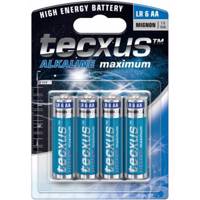 Tecxus Alkaline Maximum LR6 AA Batteryack of 4 - باتری قلمی تکساس مدل Alkaline Maximum - بسته 4 عددی