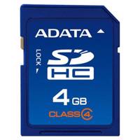 Adata SDHC 4GB Class 4 کارت حافظه SDHC ای دیتا 4 گیگابایت کلاس 4