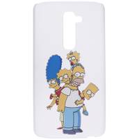 Simpsons Family Cover For LG G2 کاور گوشی موبایل مدل Simpsons Family مناسب برای ال‌ جی G2