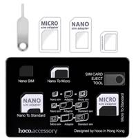 Hoco Card Set Micro and Nano SIM Card Adapters تبدیل سیم کارت‌های میکرو و نانو به استاندارد هوکو مدل Card Set