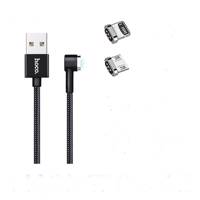 Hoco U20 USB to Lightining/ MicroUSB cable 1m - کابل مغناطیسی USB به لایتنینگ و Micro USB هوکو مدل U20 به طول 1 متر