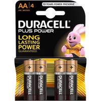 Duracell Plus Power Duralock AA Battery Pack Of 4 - باتری قلمی دوراسل مدل Plus Power Duralock بسته 4 عددی