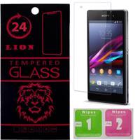 LION 2.5D Full Glass Screen Protector For Sony Z1 - محافظ صفحه نمایش شیشه ای لاین مدل 2.5D مناسب برای گوشی سونی Z1