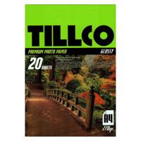 Tillco Premium Photo Paper A4 Pack of 20 - کاغذ عکس تیلکو مدل Glossy Premium Photo Paper سایز A4 بسته 20 عددی