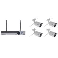 Galaxy WiFi Kit IP CCTV 2 Mega Pixel 1080P 4 Channel سیستم امنیتی مداربسته وای فای و دیجیتال گلکسی مدل W2304A20JA20303HS دو مگاپیکسل