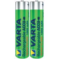 Varta 1000mAh Rechargeable AAA Battery Pack of 2 باتری نیم قلمی قابل شارژ وارتا مدل 1000mAh بسته 2 عددی