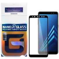 Nano Glass 5D Screen Protector For Samsung Galaxy A8 Plus 2018 محافظ صفحه نمایش نانو گلس مدل 5D مناسب برای گوشی موبایل سامسونگ Galaxy A8 Plus 2018